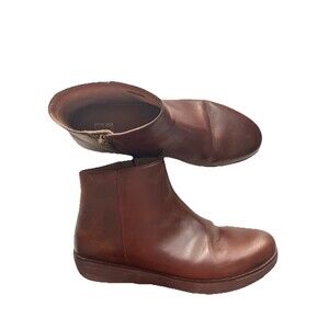 Fitflop Sumi Rich Brown Ankle Boots